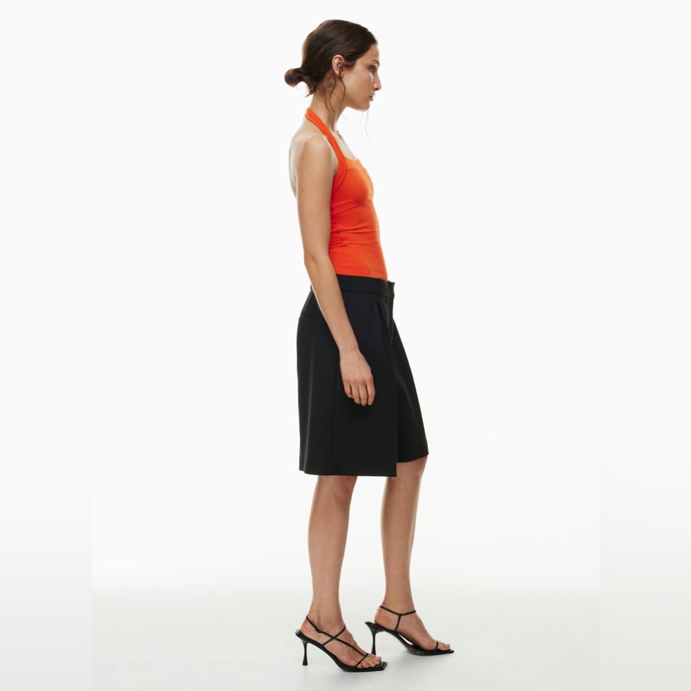 Aritzia Babaton Contour Harmonize Halter Top - Orange Square Neck - Picture 14 of 14